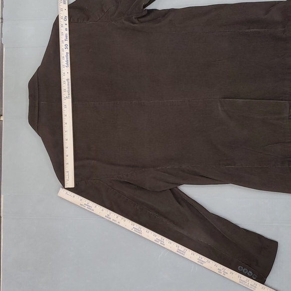 J. Crew Factory sport coat men's XL navy blue corduroy western blazer - Picture 6 of 11